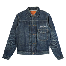 Load image into Gallery viewer, Jean Laumet x Lawford Lot.203 One Pocket Denim Jacket w/Three Horses Embroidery (Delivery on February / 2026))