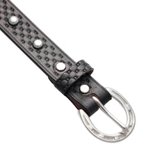 画像をギャラリービューアに読み込む, Dress Belt "Bulls Eye Tuck & Roll"(CODINA LEATHER x LAWFORD CLOTHING)