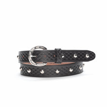 画像をギャラリービューアに読み込む, Dress Belt "Bulls Eye Tuck & Roll"(CODINA LEATHER x LAWFORD CLOTHING)