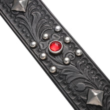 画像をギャラリービューアに読み込む, Brilliantly Jeweled Belt &quot;Alternating Square and Diamond&quot; (CODINA LEATHER x LAWFORD CLOTHING)
