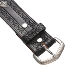 Load image into Gallery viewer, Brilliantly Jeweled Belt "Diamondback" (CODINA LEATHER x LAWFORD CLOTHING)

