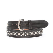 Load image into Gallery viewer, Brilliantly Jeweled Belt "Diamondback" (CODINA LEATHER x LAWFORD CLOTHING)

